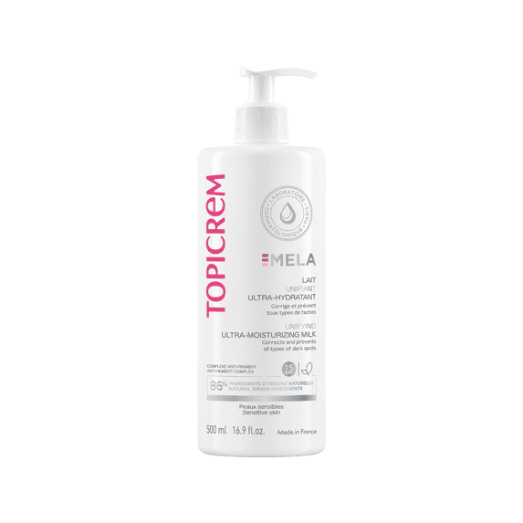 Topicrem Mela Unifying and Ultra Moisturising Body Milk 500 ml