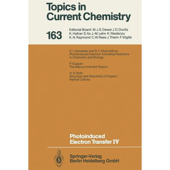 Topics in Current Chemistry Photoinduced Electron Transfer IV, Book 163, (Paperback)