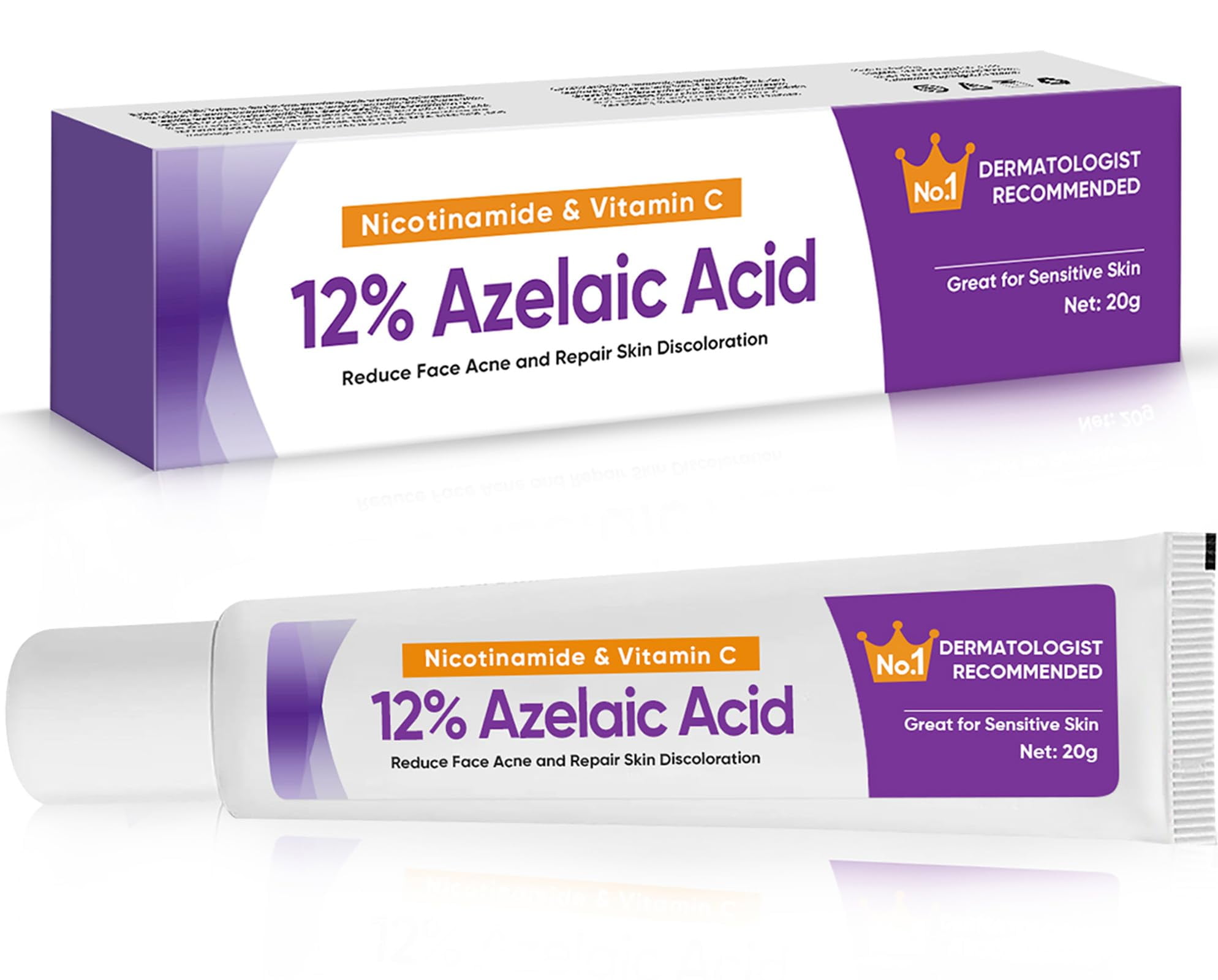 Topicy Azelaic Acid 10 RE32Facial Cream Natural Extracts Salicylic Acid