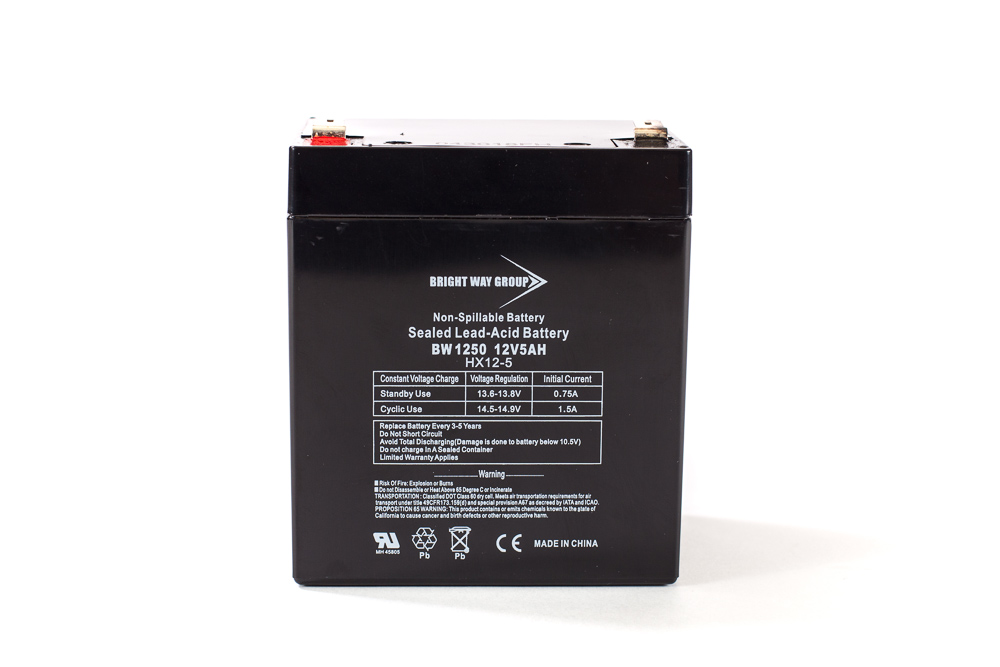 Topin 12V5AH/20HR Replacement Battery by Bright Way