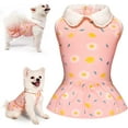 thumbnail image 1 of Topkins Dog Dress, Puppy Princess Dresses for Small Dogs Girl, Dog Party Floral Sundress with Lace Collar Suitable, M, 1 of 7