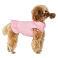 thumbnail image 1 of Topkins Dog Dresses, Puppy Polo Dresses for Small Dogs Girl, Dog Sundress Costume with Pleated Hem Suitable for Spring, Summer, Autumn (Pink), 1 of 7