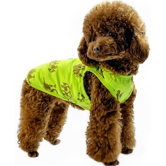 Topkins Dog Shirt for Small Dogs Puppy Sleeveless Breathable Vest, L