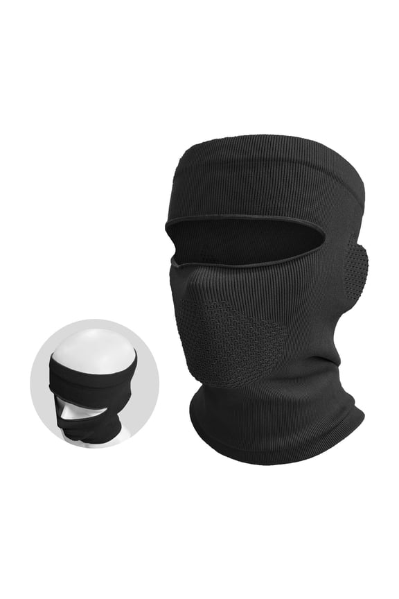 Topless Balaclava: Ski/Motorcycle Mask, Breathable Vents, Comfort-Fit, Keeps Hairstyle Intact,Fits Skiing & Motor