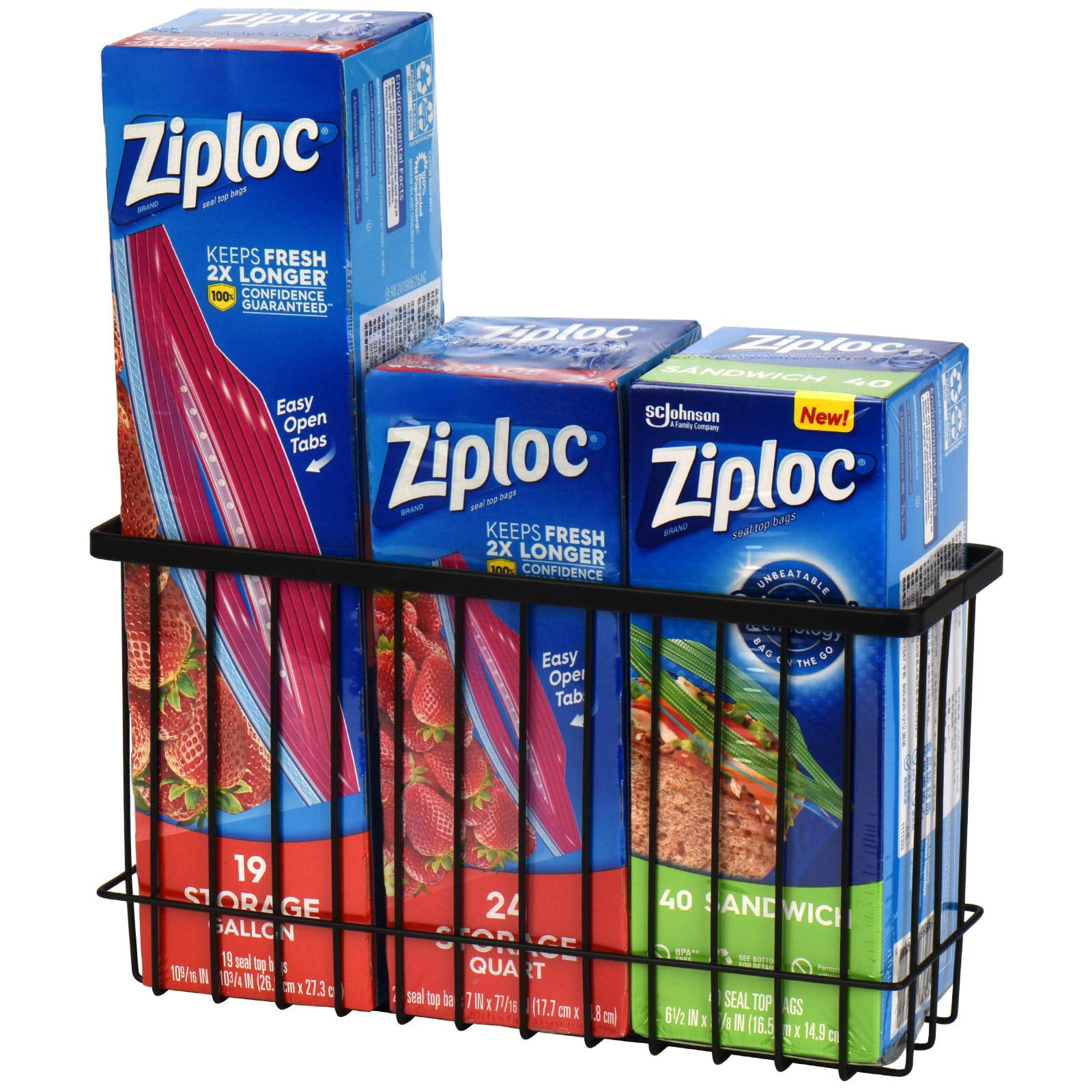 Toplife Wall Door Adhesive Kitchen Wrap Organizer Rack, No Drilling ...