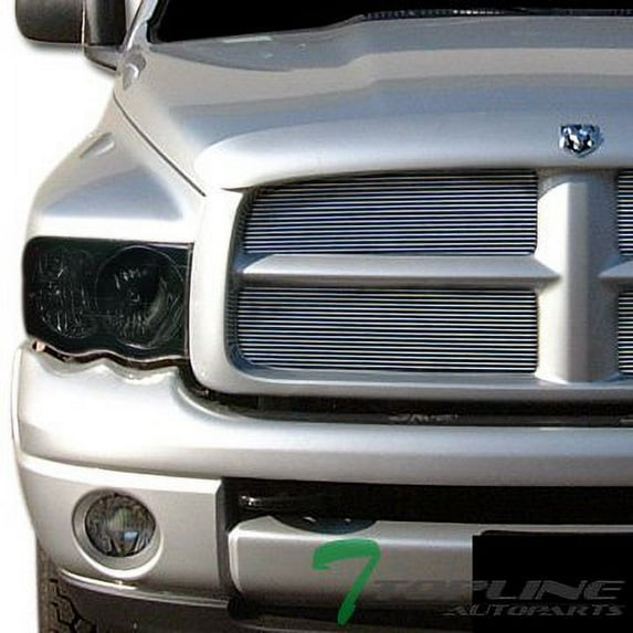 Topline Autopart Smoke Clear Head Lights Signal Amber+Led Rear Tail Lamps Jy 2002-2005 Dodge Ram