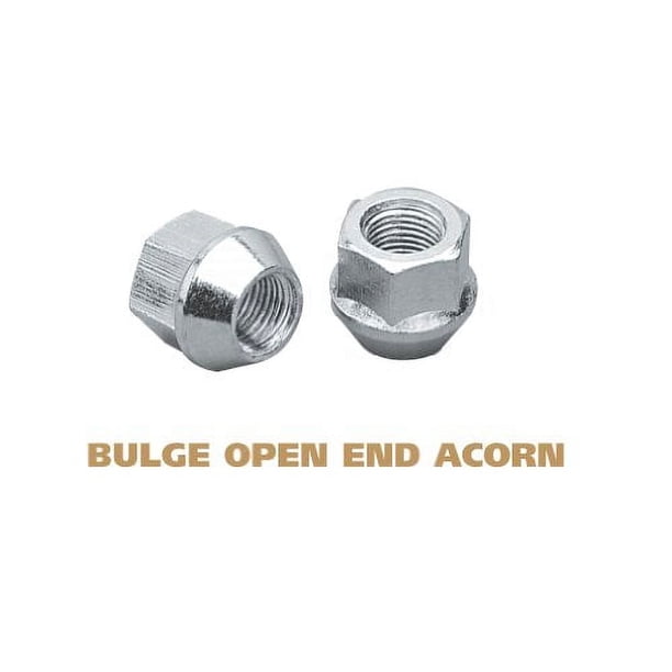 9/16-18 Lug Nuts, 32Pcs Open End Acorn Bulge Wheel 9/16-18 Lug Nuts, 32Pcs Open End Acorn Bulge Wheel