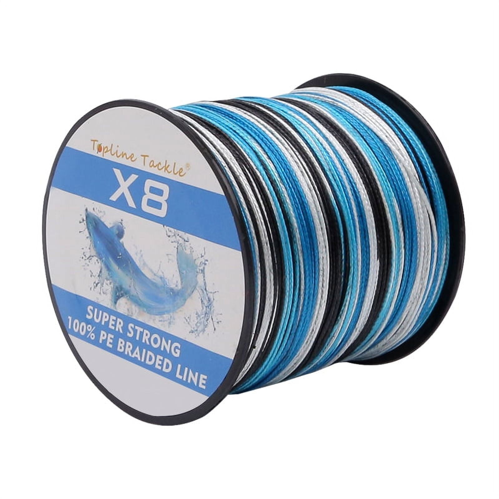 Fishing Wire 1000M 8 Strands Braided Fishing Line Sea Saltwater Carp  Fishing Weave Extreme 100% PE Fishing Line (Color : Yellow, Line Number :  1000M