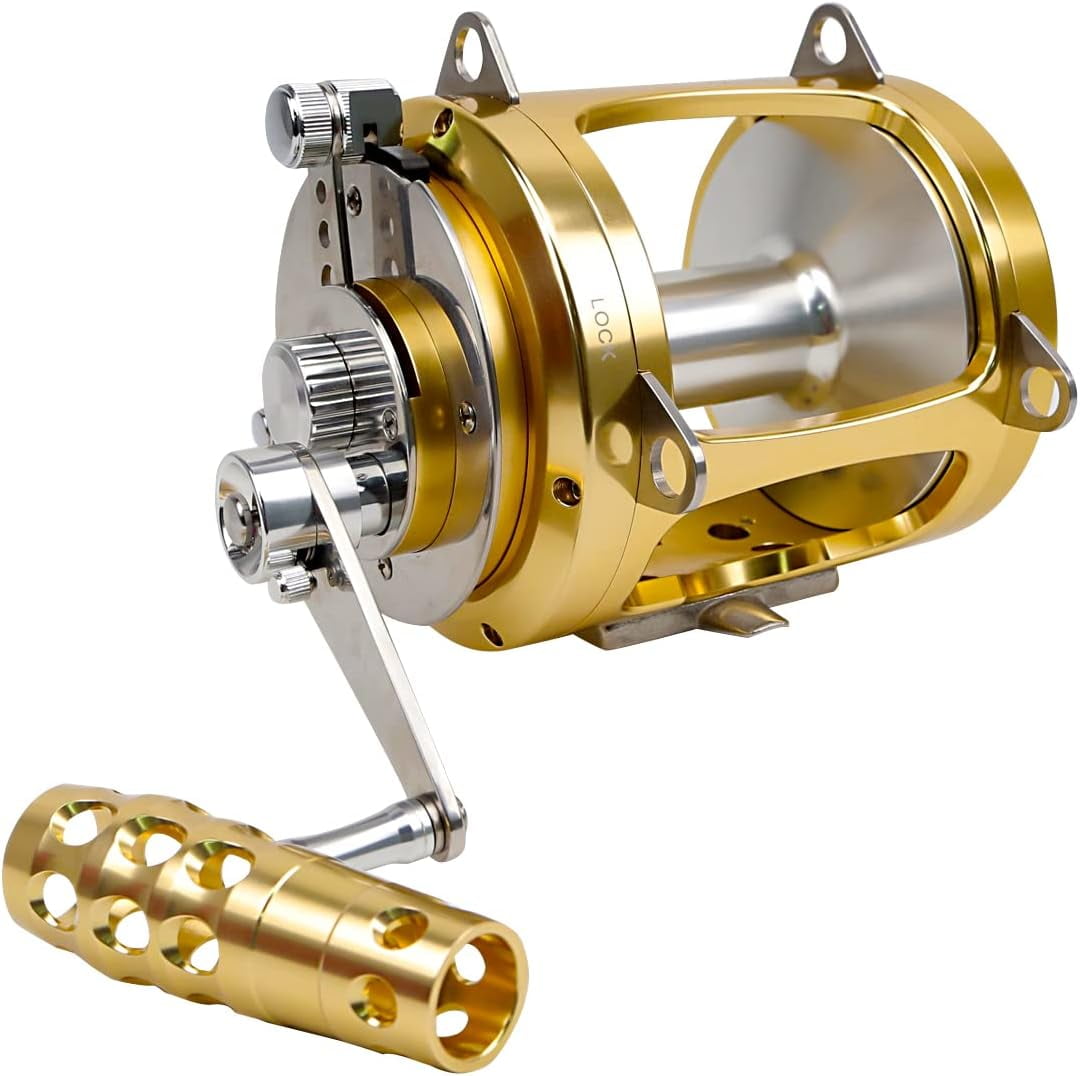 Topline Tackle Trolling Reel 2Speed Fishing Reel Offshore Big Game