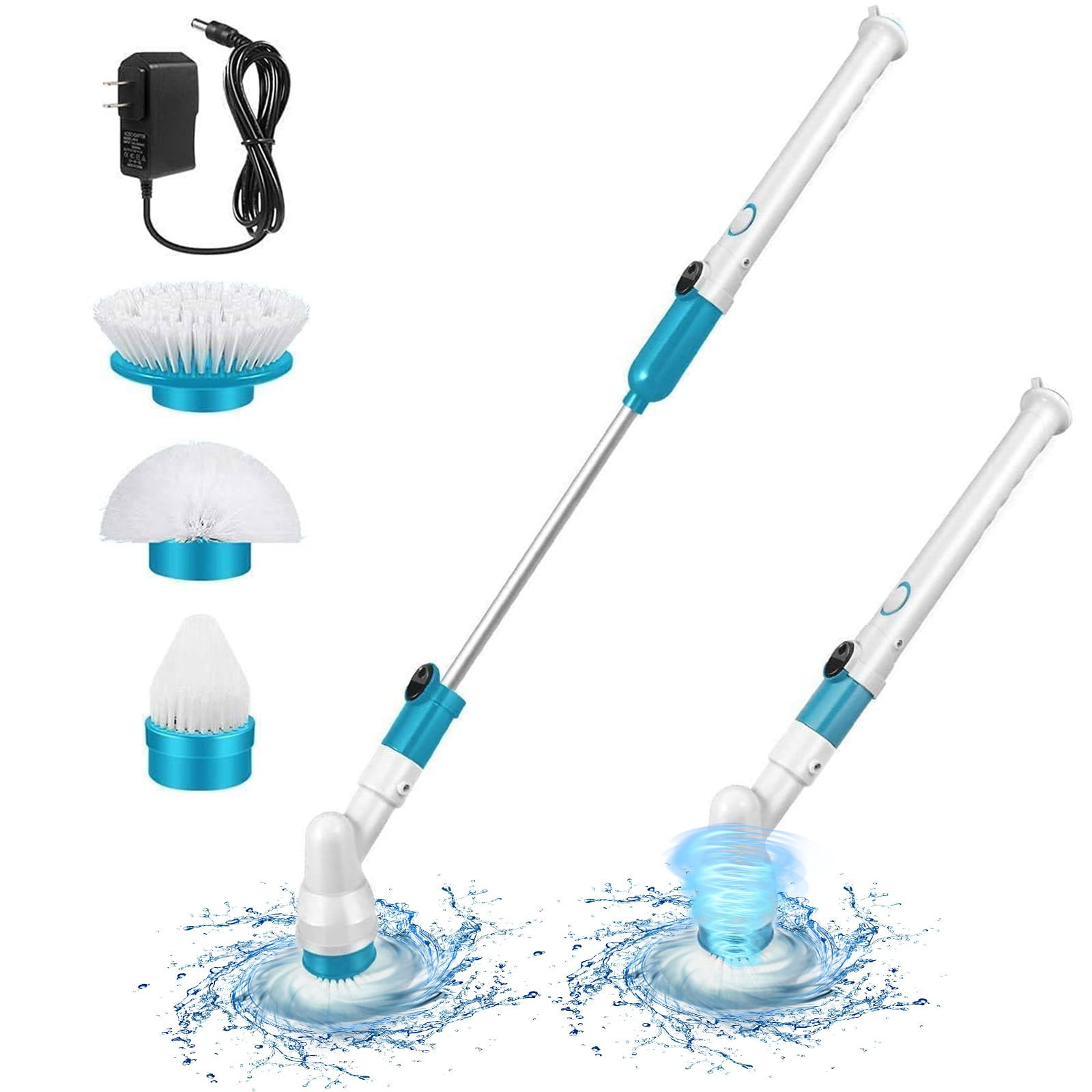 Topliu Electric Bathroom Shower Scrubbers Power Brush Floor Scrubbers