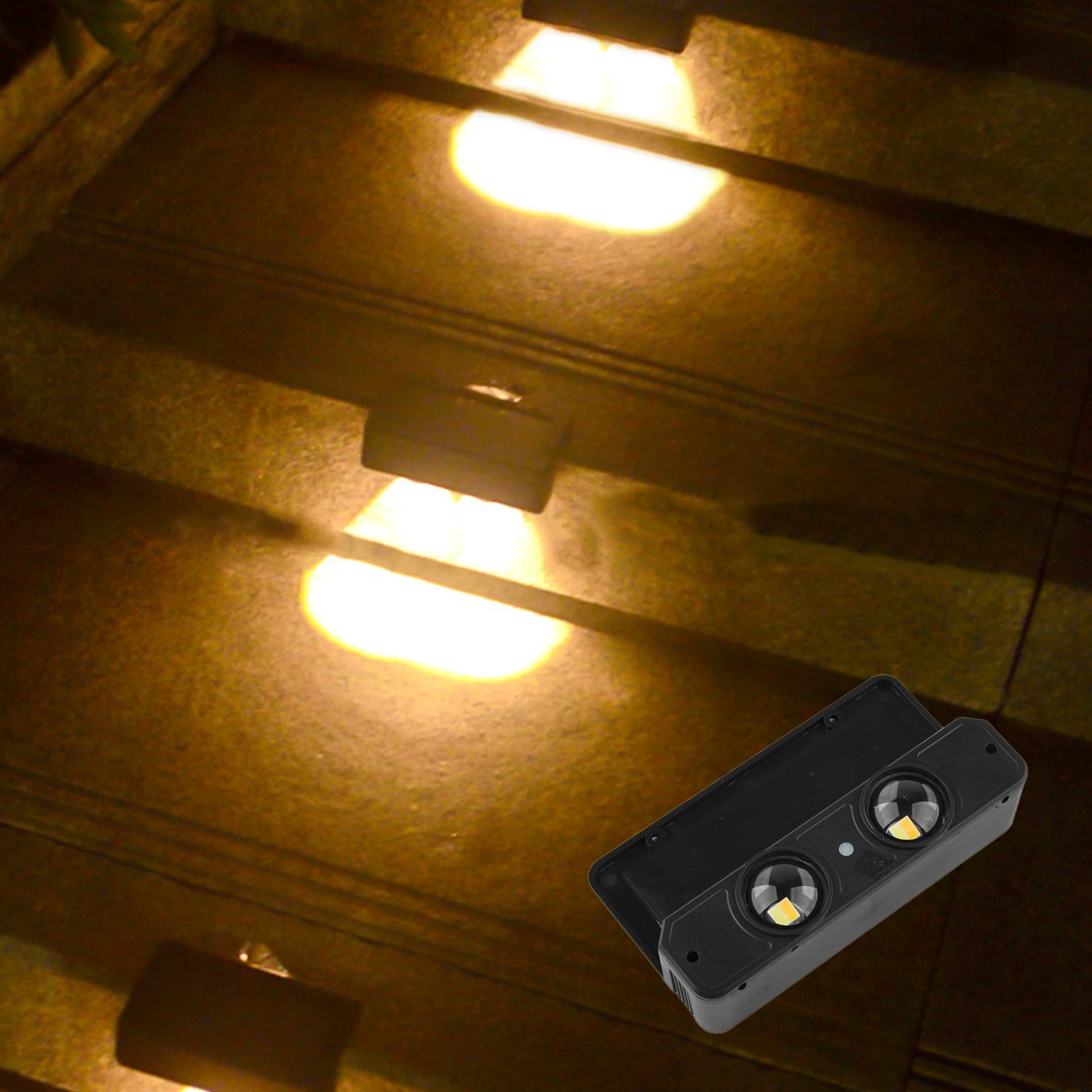 Topliu Solar Wall Lights Outdoor Garden Arrangement Solar Lights Fence