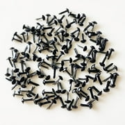 2024 Black&friday Deals and Cyber&Monday Deals Topliu White Mini Brads Set-100 PCS Metal Plated Paper Fasteners,Scrapbooking Supplies,DIY Art Projects