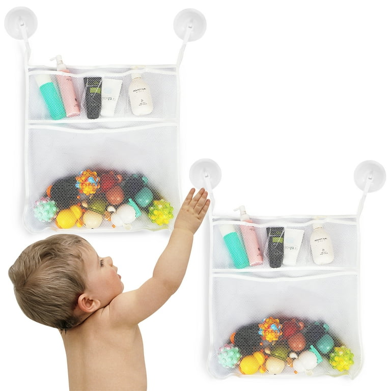 Toplive x Mesh Bath Toy Organizer, Bath Toy Storage for Baby