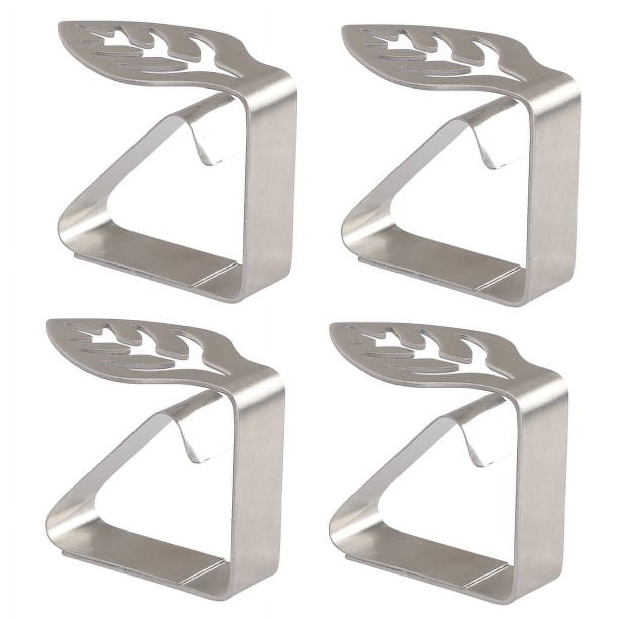 Toplive 4 Packs Tablecloth Clips for Outdoor Dining Table, Stainless ...