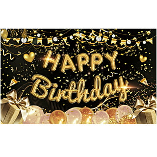 Happy Birthday Letter Banner Paper Banner Photo Wall Display for Birthday Festival Party Decoration (Kraft Paper), Multicolor