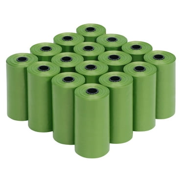 Toplive Dog Waste Bags, Poop Bags for Dog , Extra Thick Strong Leak-Proof Doggy Bags 16 Rolls (240 Bags)-Green
