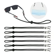 Toplive Eye Glasses String Strap [6 Pack] Universal Sport Sunglasses Strap for Men Women, Adjustable Eyeglasses Strap Lanyards