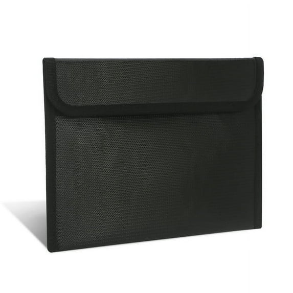 Toplive Fireproof Document Bags,Waterproof and Fireproof Money Bag (2000℉) ,Fireproof Wallet Bag Safe Storage Organizer Pouch for Documents ,Passport,Cash,Jewelry,Legal Documents