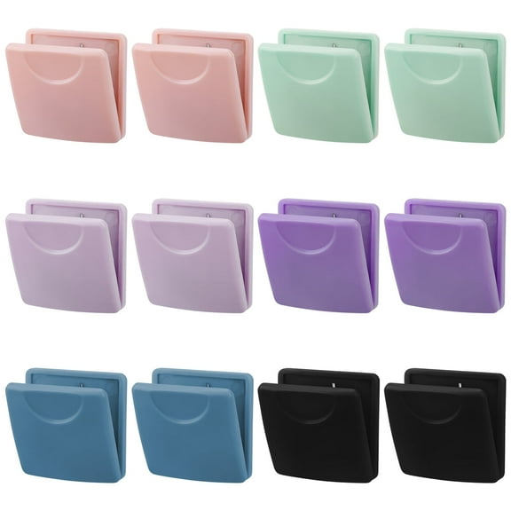 Toplive Magnetic Clips 12 Pack Colorful Fridge Magnet for Refrigerator, Whiteboard, Photo Display, Office, Home-6 Colors