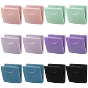 Toplive Magnetic Clips 12 Pack Colorful Fridge Magnet for Refrigerator, Whiteboard, Photo Display, Home, Office, School-6 Colors