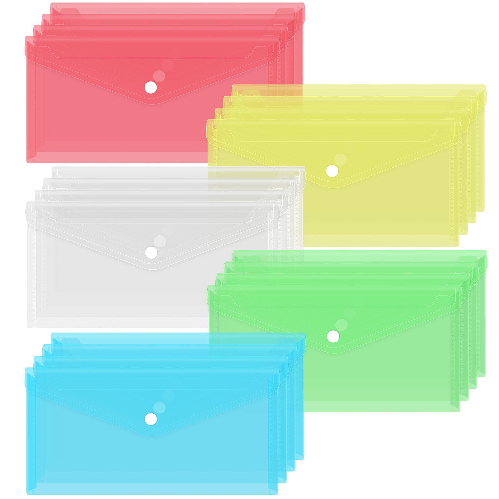 96 Pack Bulk Budget Envelopes for Cash System, Budgeting Tracker Binder