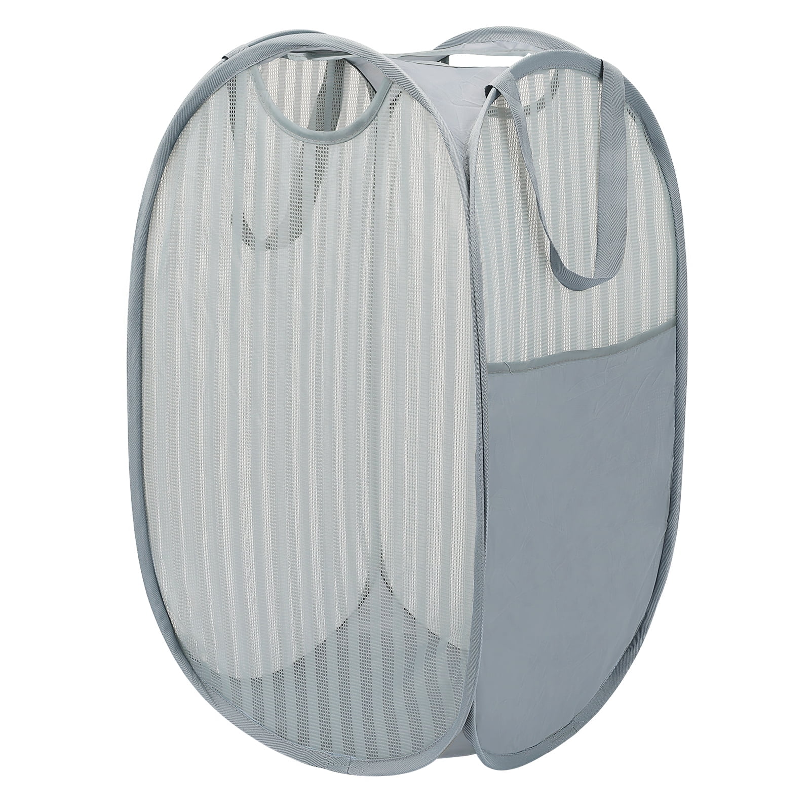 Foldable Laundry Basket Pop Up Washing Baskets Mesh Dirty Clothes Hamper With Ha - Foto 8