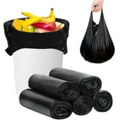 Toplive Trash Bags 4 Gallon 100 Count Garbage Bags [Extra Thick][Leak Proof] Rubbish Bags Wastebasket Bin Liners for Home Office Trash Can-Black