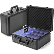 Toploader 35pt 3" x 4" Rigid Card Top loads Storage Box for  With safety lock Settings,Sports Card Storage Boxes for Trading Cards,For PSA BGS SGC top loads sports card, waterproof hardboard box