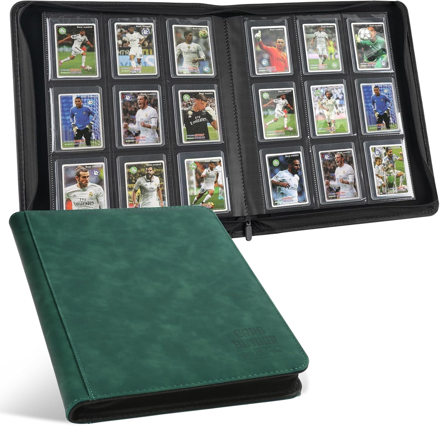 hard case card binder Amazon.com: Toploader Binder,Toploader Hard Cases, 9-Pocket Pages Sleeves  Hold up 288 Cards.Toploader Card Binder with Sleeves for “3×4” rigid，Card  Holder(White) : Toys & Games main image 1