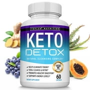 Toplux Keto Detox 1532mg Natural Acai Colon Cleanser for Ketogenic Diet, Flush Toxins & Excess Waste Detox & Cleanse for Men and Women, 60 Capsules