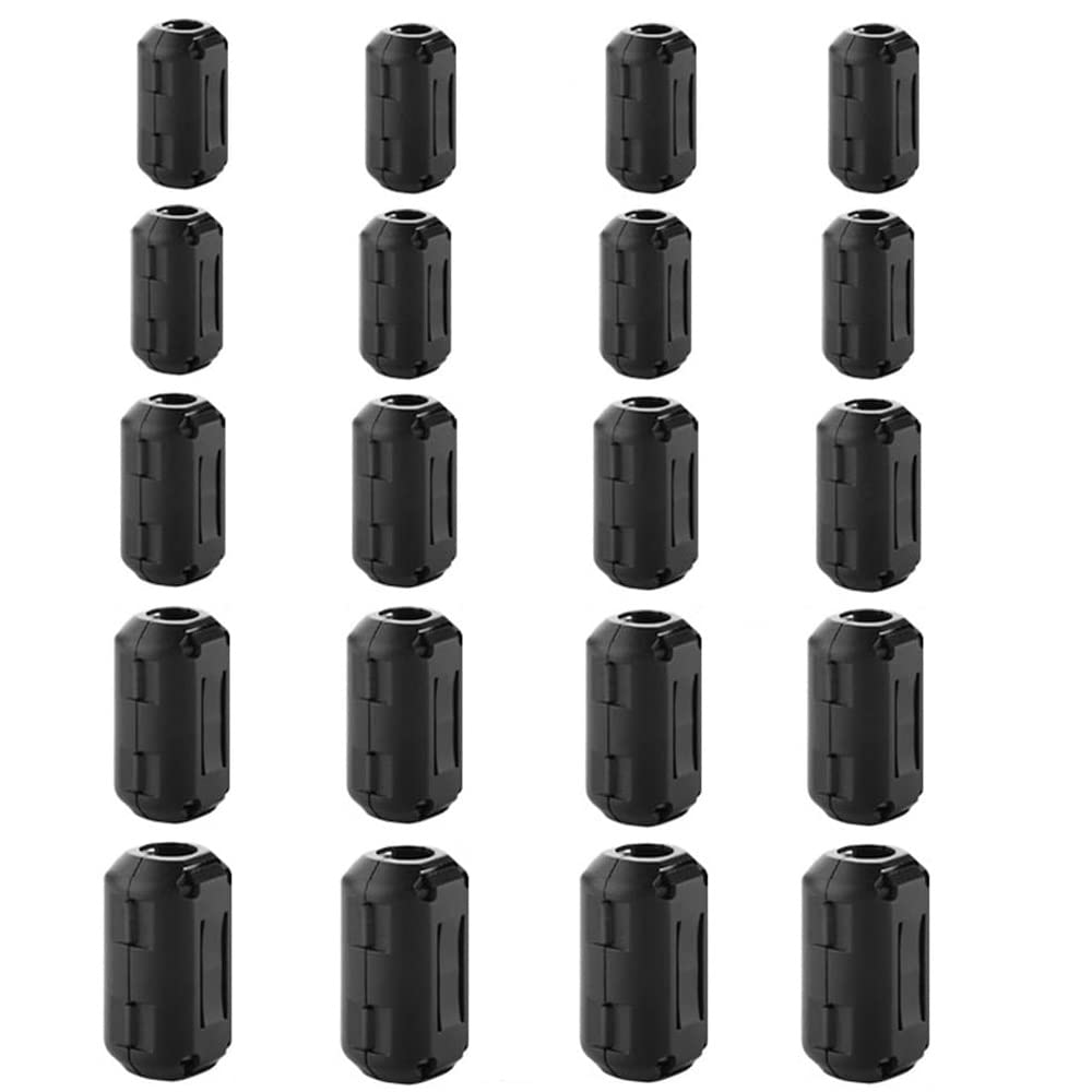 Topnisus [Pack of 10] Clip-on Ferrite EMI Cable Cores for Noise ...