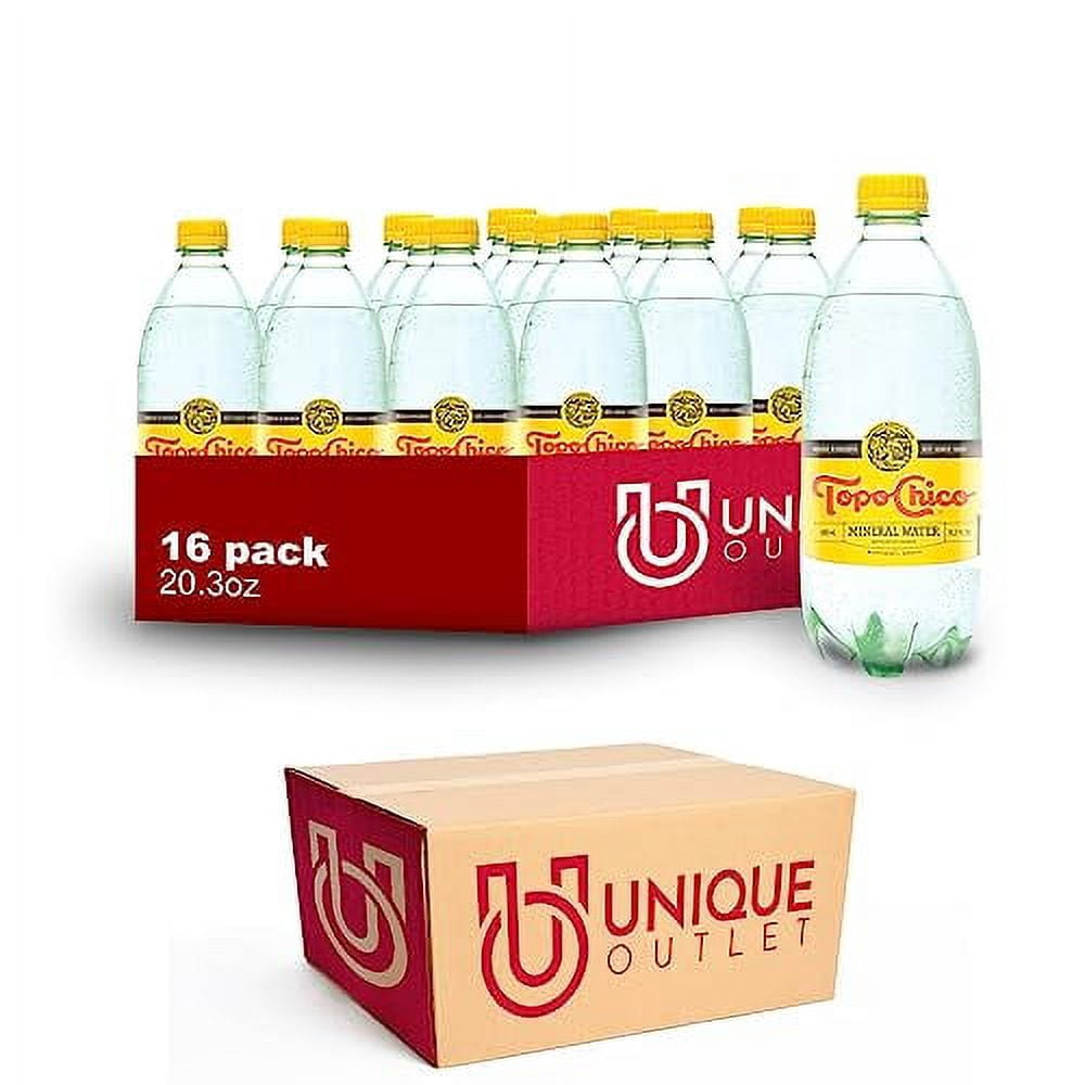 Topo Chico 16 Pack Of Mineral Water Plastic Bottles 20 Fl Oz Imported From Mexico By