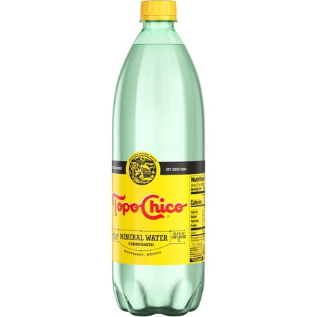 Topo Chico Sparkling Mineral Water, 1 Liter Bottle