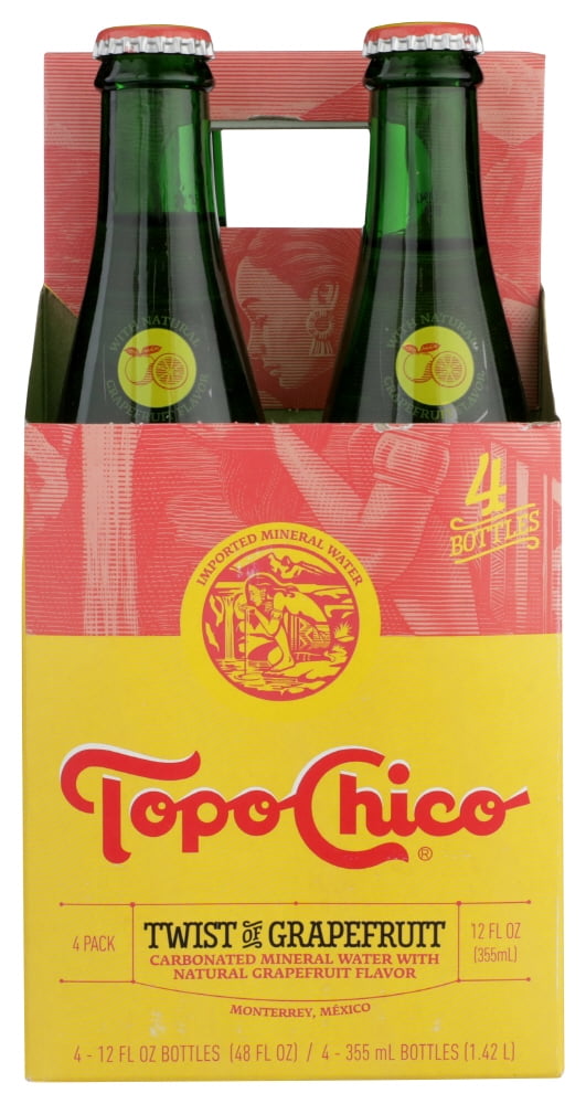 Topo Chico Mineral Water Sparkling Grapefruit, 12 Fz
