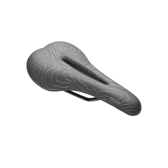 Terry Topo Mountain Bike Saddle - Bicycle Seat for Women - Flexible & Comfortable - Fibra-Tek Cover