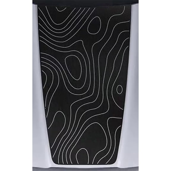 Topographic Blackout Hood Vinyl Decal Sticker Compatible with and Fits Subaru Ascent 2019-2023