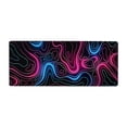 thumbnail image 1 of Topographic Contour Extended Big Mousepad, Waterproof Desk Pad with 3mm Non-Slip Base, 1 of 5