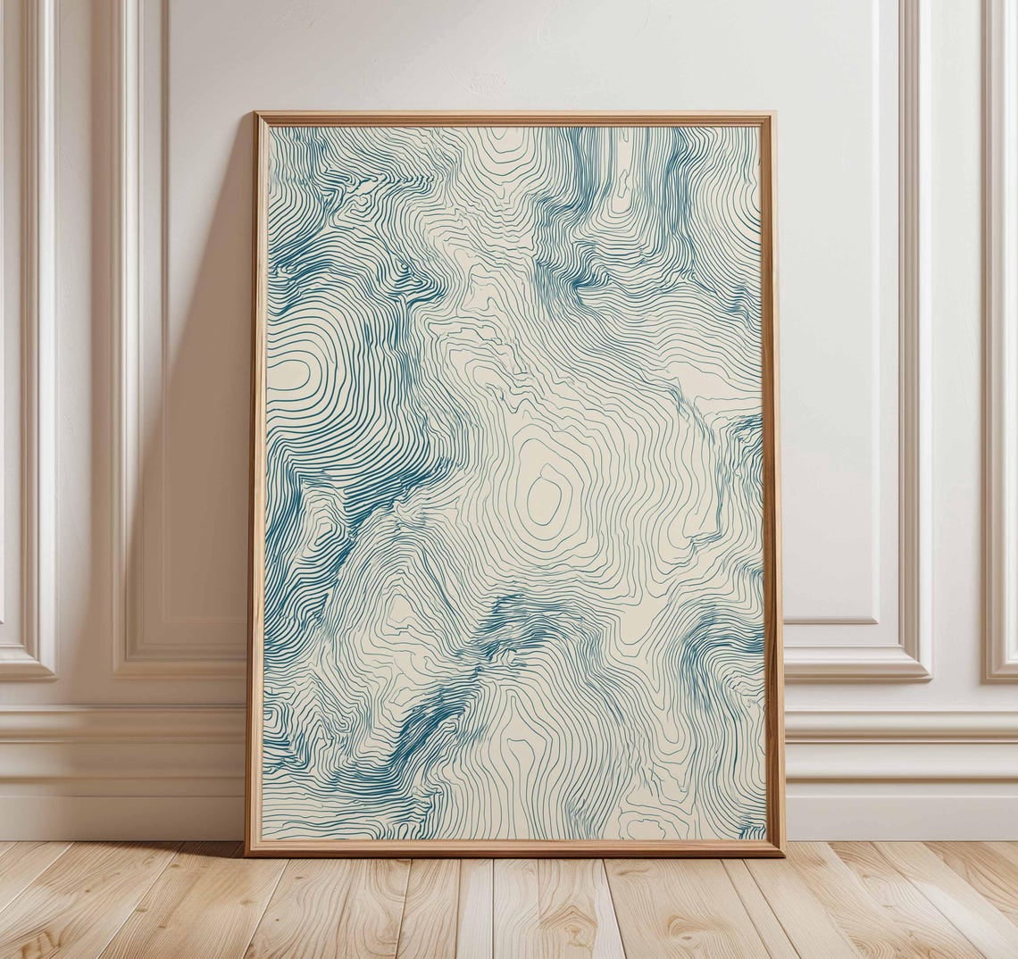 Abstract Geographical Map Topographic Map Abstract Line Minimalist Geography Modern Landscape ...