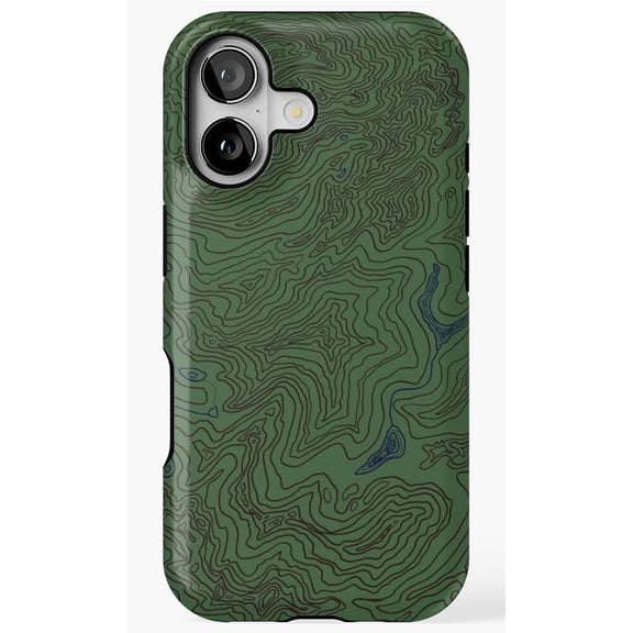 Topographic Map Doodle Terrain Art Phone Case for iPhone 11 12 13 14 15 16 17 Pro Max