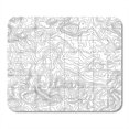 thumbnail image 1 of Topographic Map Topo Contour Abstract Hills Rivers and Mountains Geography Wavy Graphic Cartography Mousepad Mouse Pad Mouse Mat 9x10 inch, 1 of 3