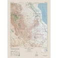 thumbnail image 1 of Topographical Map - Agua Dulce Sheet - US Army 1944- Vintage Wall Art, 1 of 4