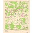 thumbnail image 1 of Topographical Map - Barkman Texas Quad - USGS 1950 - 23 x 28.53 - Vintage Wall Art, 1 of 5