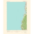 thumbnail image 1 of Topographical Map - Cape Foulweather Oregon Quad - USGS 1967 - Vintage Wall Art, 1 of 4