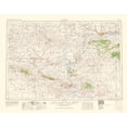 thumbnail image 1 of Topographical Map - Casper Wyoming Quad - USGS 1962 - Vintage Wall Art, 1 of 4