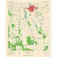 thumbnail image 1 of Topographical Map - Clarksville Texas Quad - USGS 1964 - Vintage Wall Art, 1 of 4