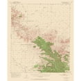thumbnail image 1 of Topographical Map - Cochise Head Arizona Quad - USGS 1950 - Vintage Wall Art, 1 of 4