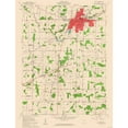 thumbnail image 1 of Topographical Map - Galion Ohio Quad - USGS 1960 - Vintage Wall Art, 1 of 4
