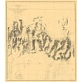 thumbnail image 1 of Topographical Map - Humboldt Range Mud Lakes Nevada - Davis 1855 - Vintage Wall Art, 1 of 4