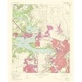 thumbnail image 1 of Topographical Map - Lake Worth Texas Quad - USGS 1969 - 23 x 28.38 - Vintage Wall Art, 1 of 5