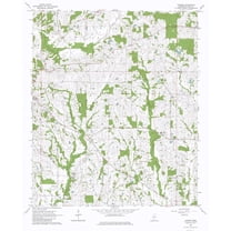 Topographical Map - Linwood Mississippi Quad - USGS 1964 - 23 x 28.39 - Vintage Wall Art